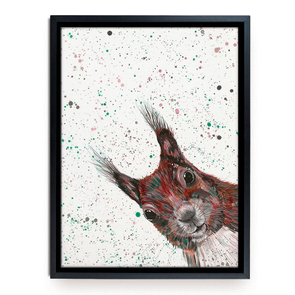 Squirrel Boris Canvas Print wall art product Emma LC Art