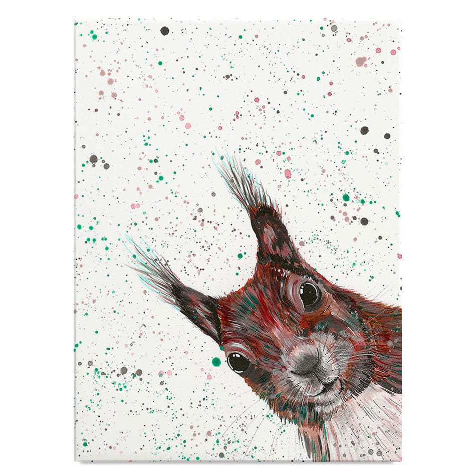 Squirrel Boris Canvas Print wall art product Emma LC Art