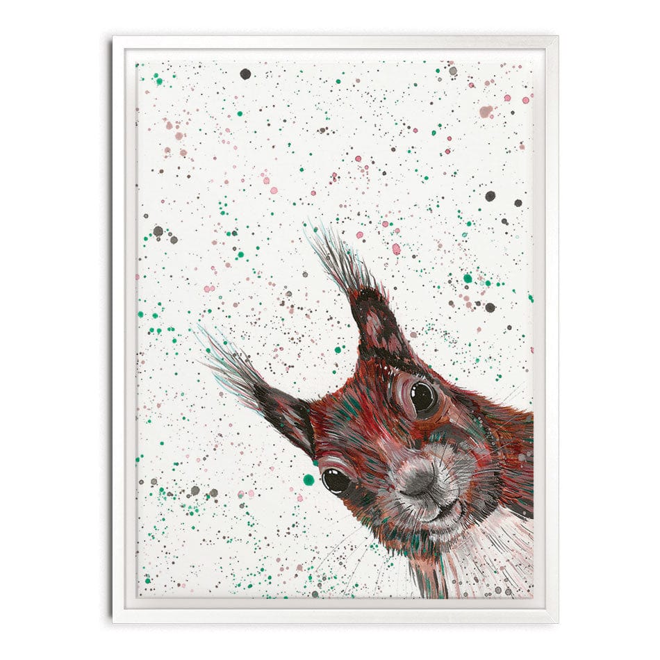 Squirrel Boris Canvas Print wall art product Emma LC Art