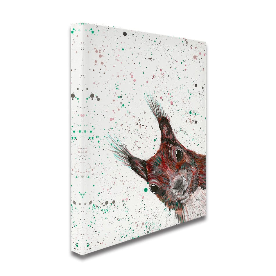 Squirrel Boris Canvas Print wall art product Emma LC Art