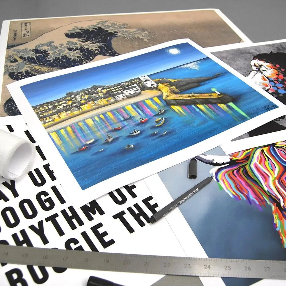 St Ives At Night Art Print St Ives At Night Art Print wall art product Jo Gough