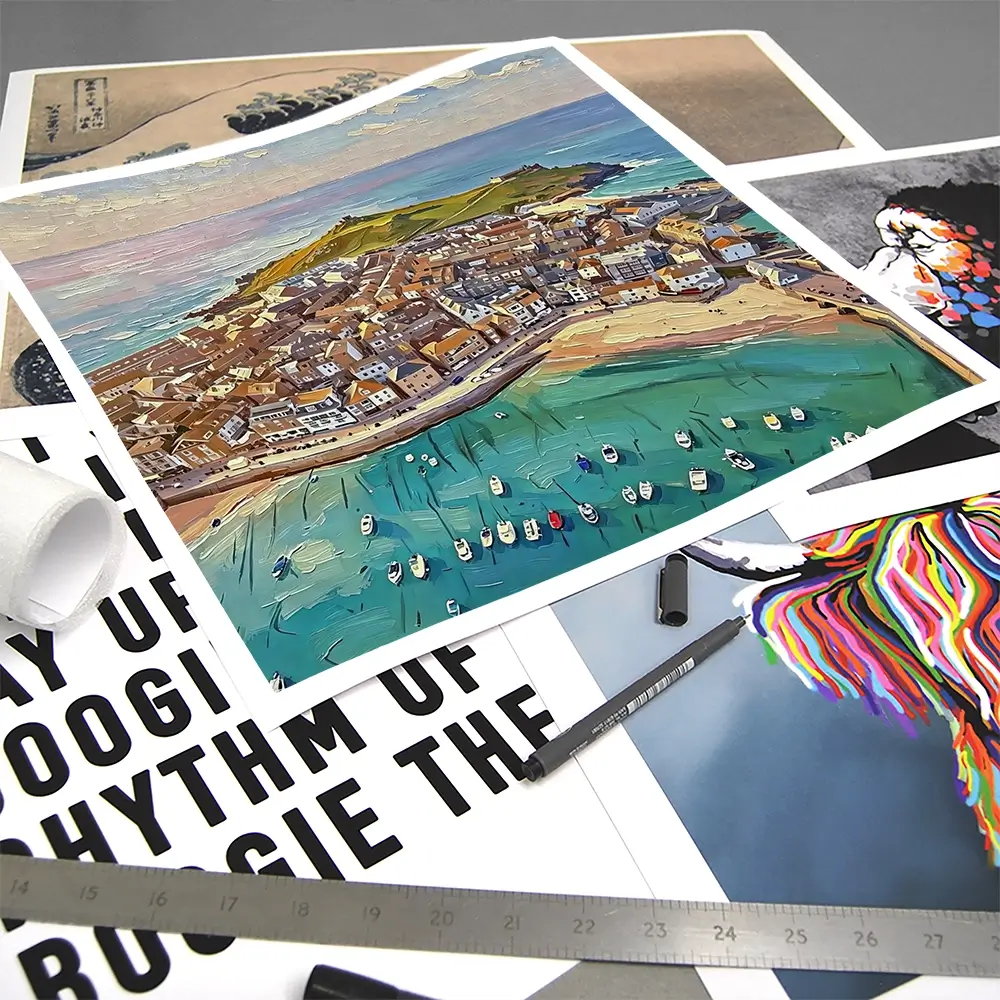 St Ives Square Art Print St Ives Square Art Print wall art product David Alexander Elder