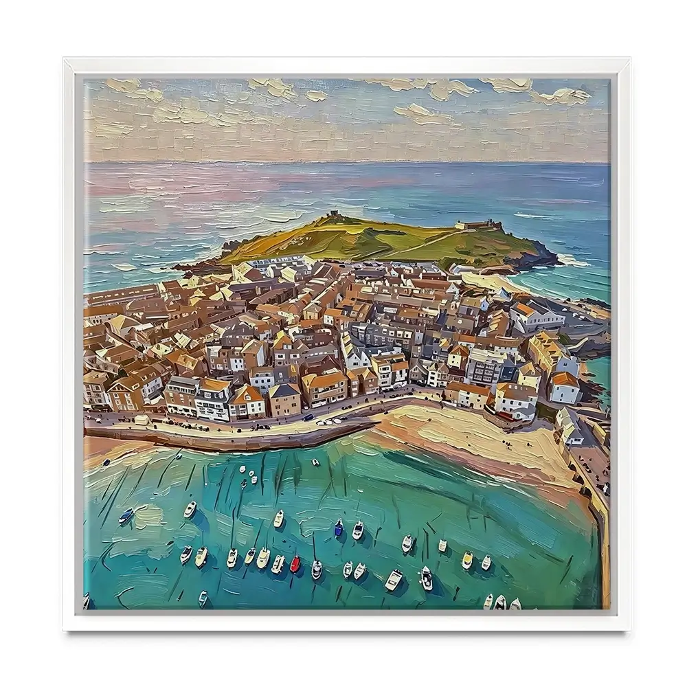 St Ives Square Canvas Print St Ives Square Canvas Print wall art product David Alexander Elder