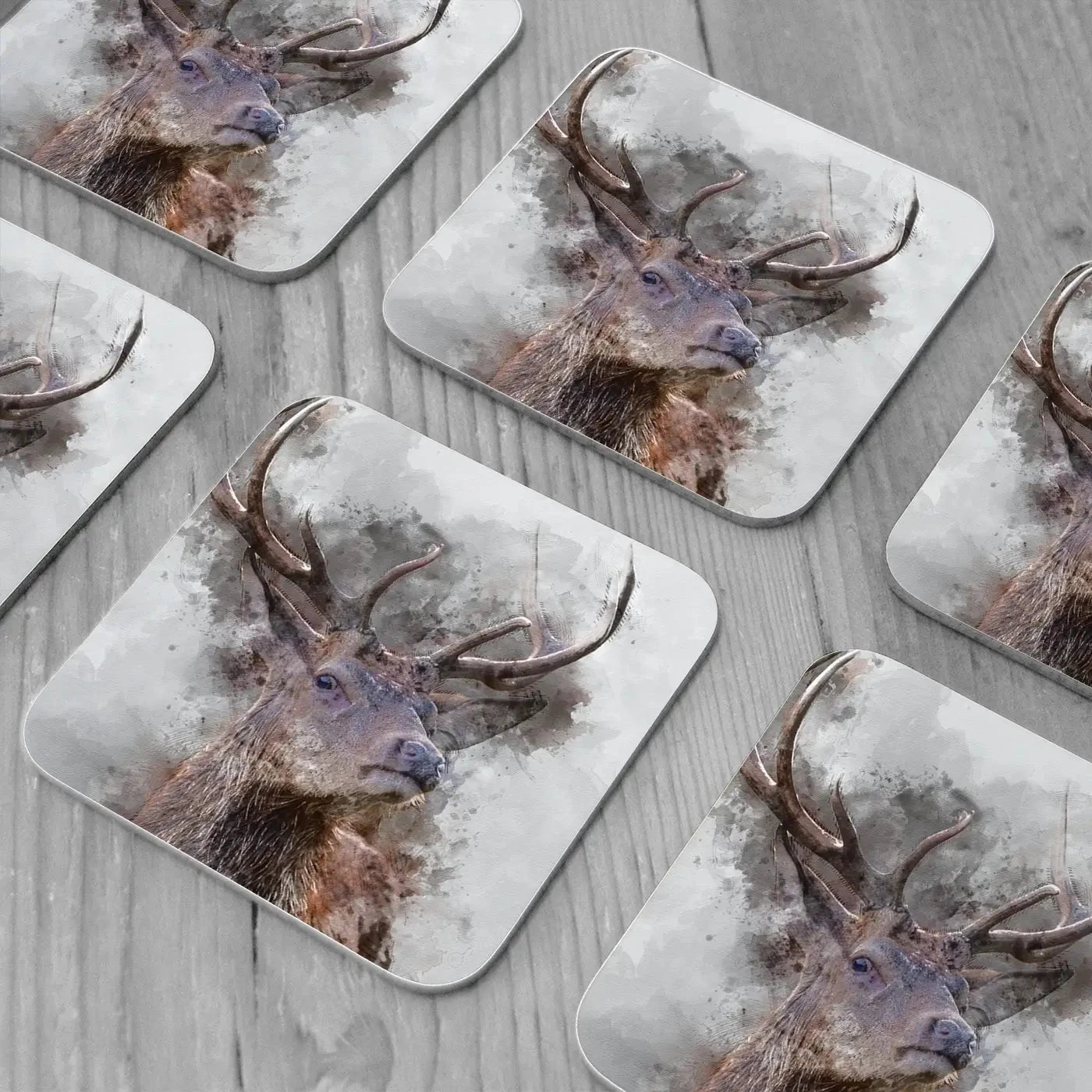 Stag Coaster Set Stag Coaster Set wall art product Matt Gibson / Shutterstock