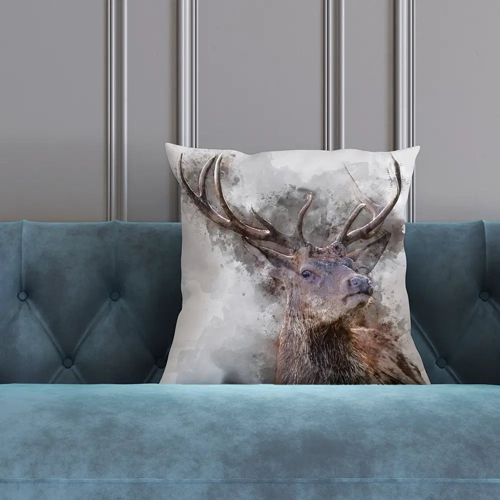 Stag Cushion Stag Cushion wall art product Matt Gibson / Shutterstock