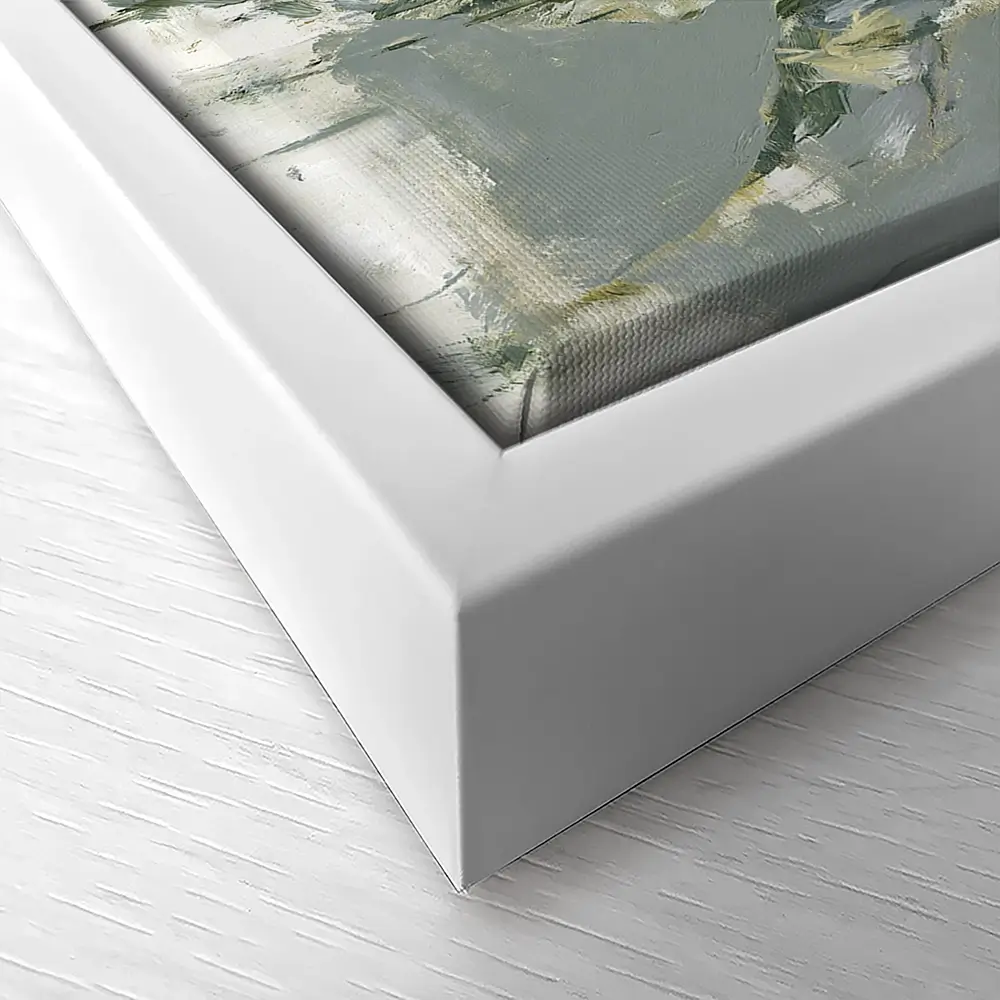 Stag Of White Cosmos Canvas Print Stag Of White Cosmos Canvas Print wall art product Chromatic Storm Studio