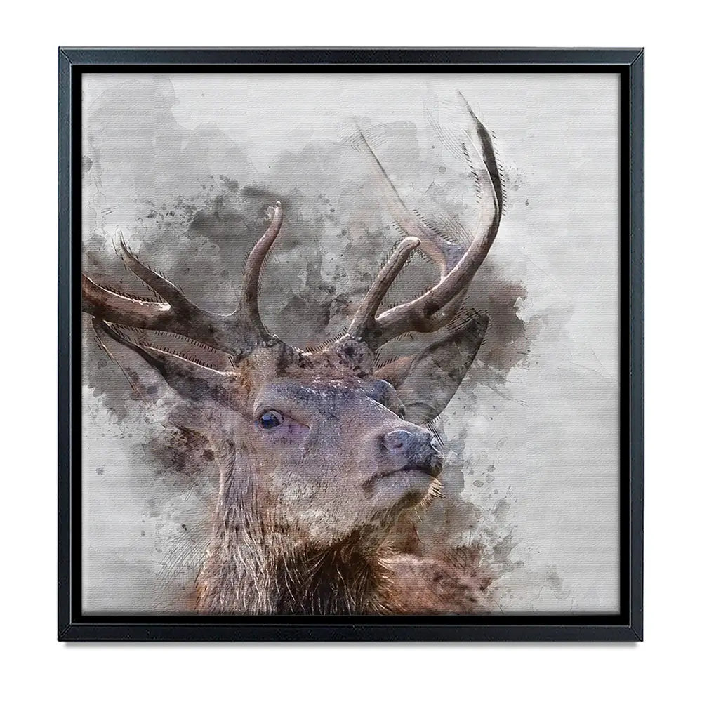 Stag Oversized Canvas Print Stag Oversized Canvas Print wall art product Art Print Shop
