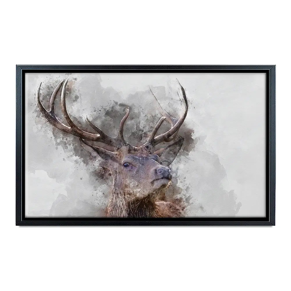 Stag Oversized Canvas Print Stag Oversized Canvas Print wall art product Art Print Shop