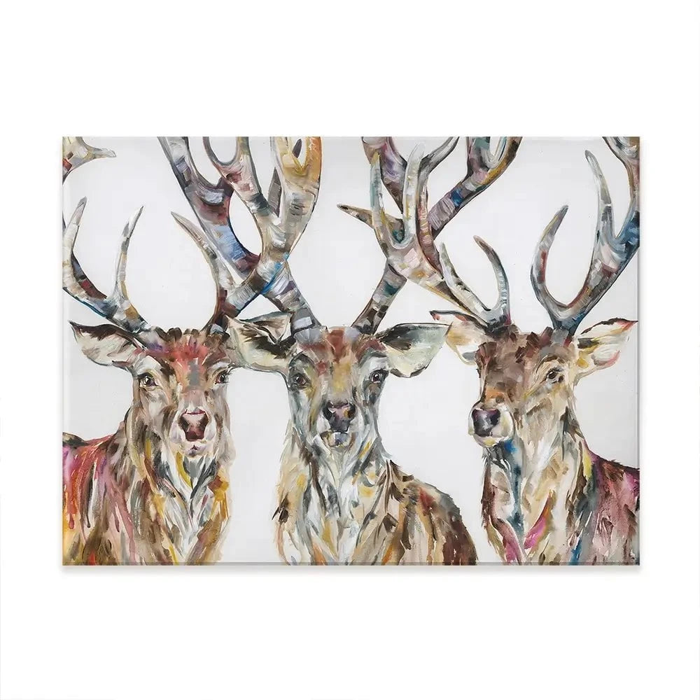 Stag Party Canvas Print Stag Party Canvas Print wall art product Nicola Jane Rowles