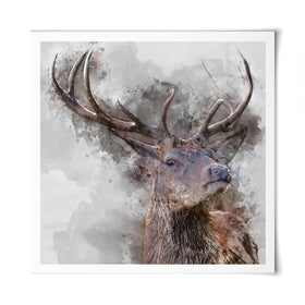 Stag Square Art Print Stag Square Art Print wall art product Matt Gibson / Shutterstock