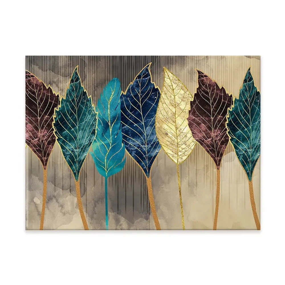 Standing Leaves Canvas Print Standing Leaves Canvas Print wall art product 3d artwork wallpaper / Shutterstock
