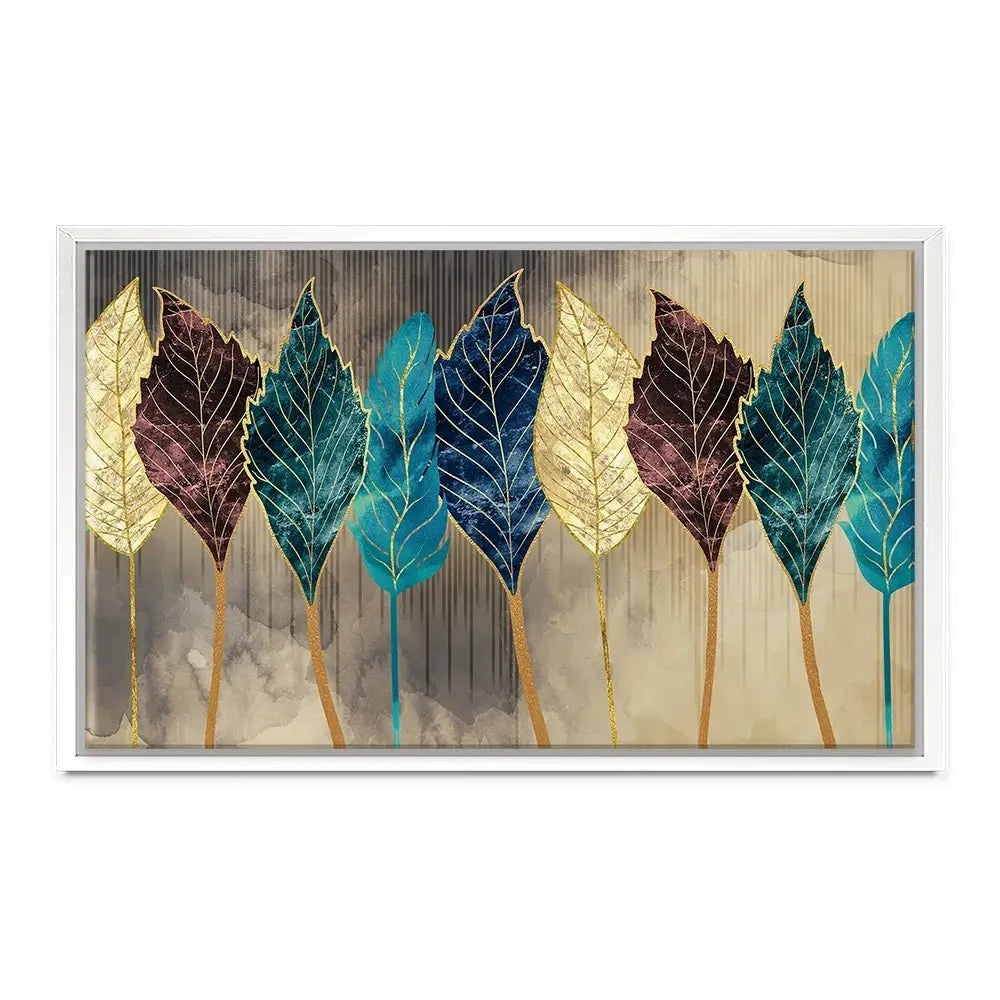 Standing Leaves Canvas Print Standing Leaves Canvas Print wall art product 3d artwork wallpaper / Shutterstock