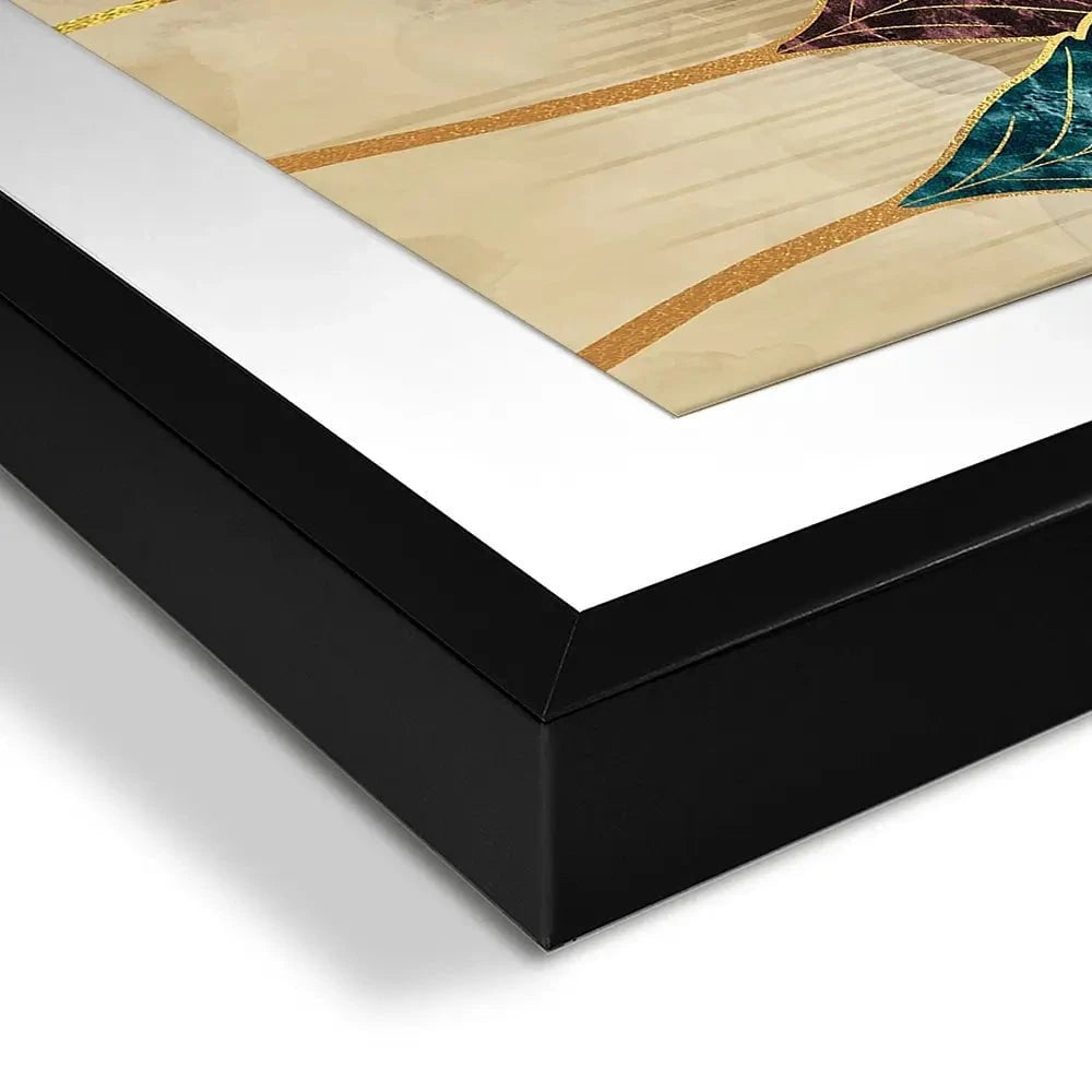 Standing Leaves Framed Art Print Standing Leaves Framed Art Print wall art product 3d artwork wallpaper / Shutterstock
