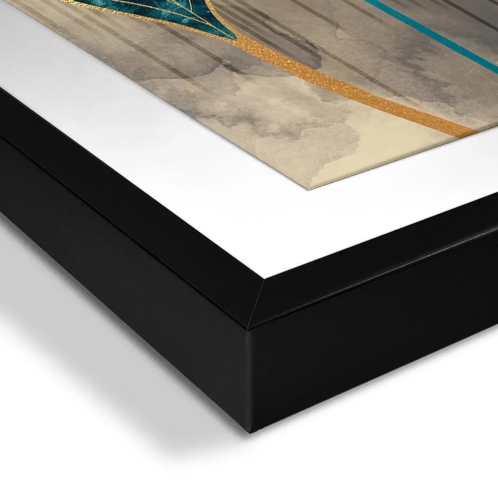 Standing Leaves Square Framed Art Print Standing Leaves Square Framed Art Print wall art product 3d artwork wallpaper / Shutterstock