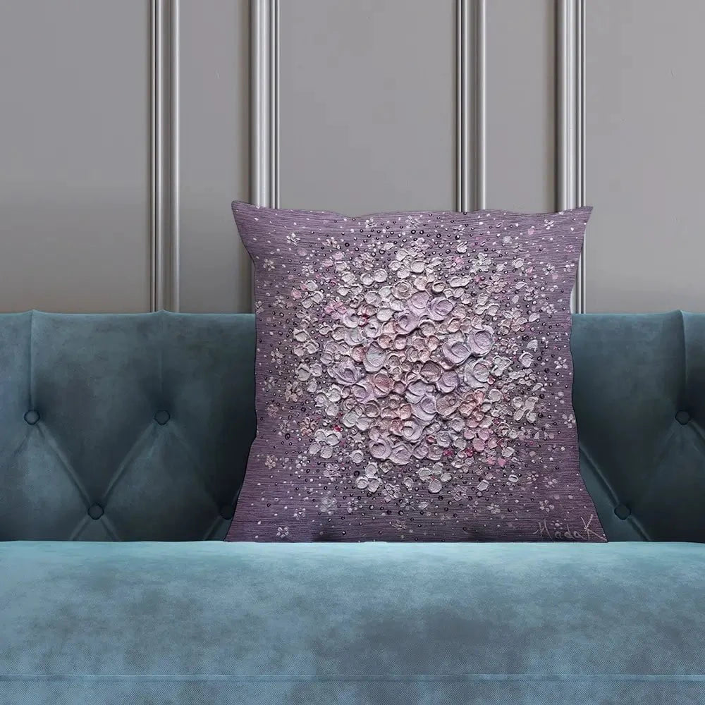 Starry Blossom Purple Cushion Starry Blossom Purple Cushion wall art product Nada Khatib