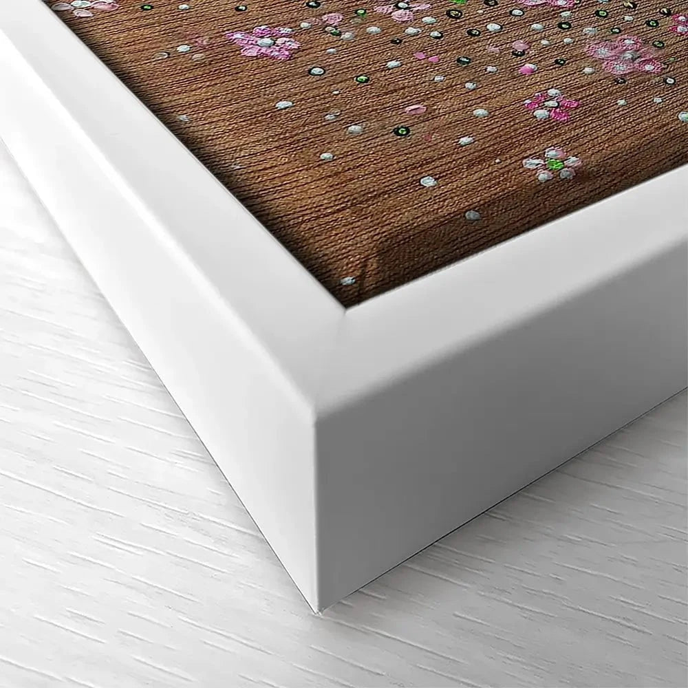 Starry Blossom Square Canvas Print Starry Blossom Square Canvas Print wall art product Nada Khatib