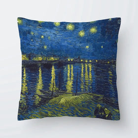 Starry Night Over The Rhône Cushion Starry Night Over The Rhône Cushion wall art product Vincent Van Gogh