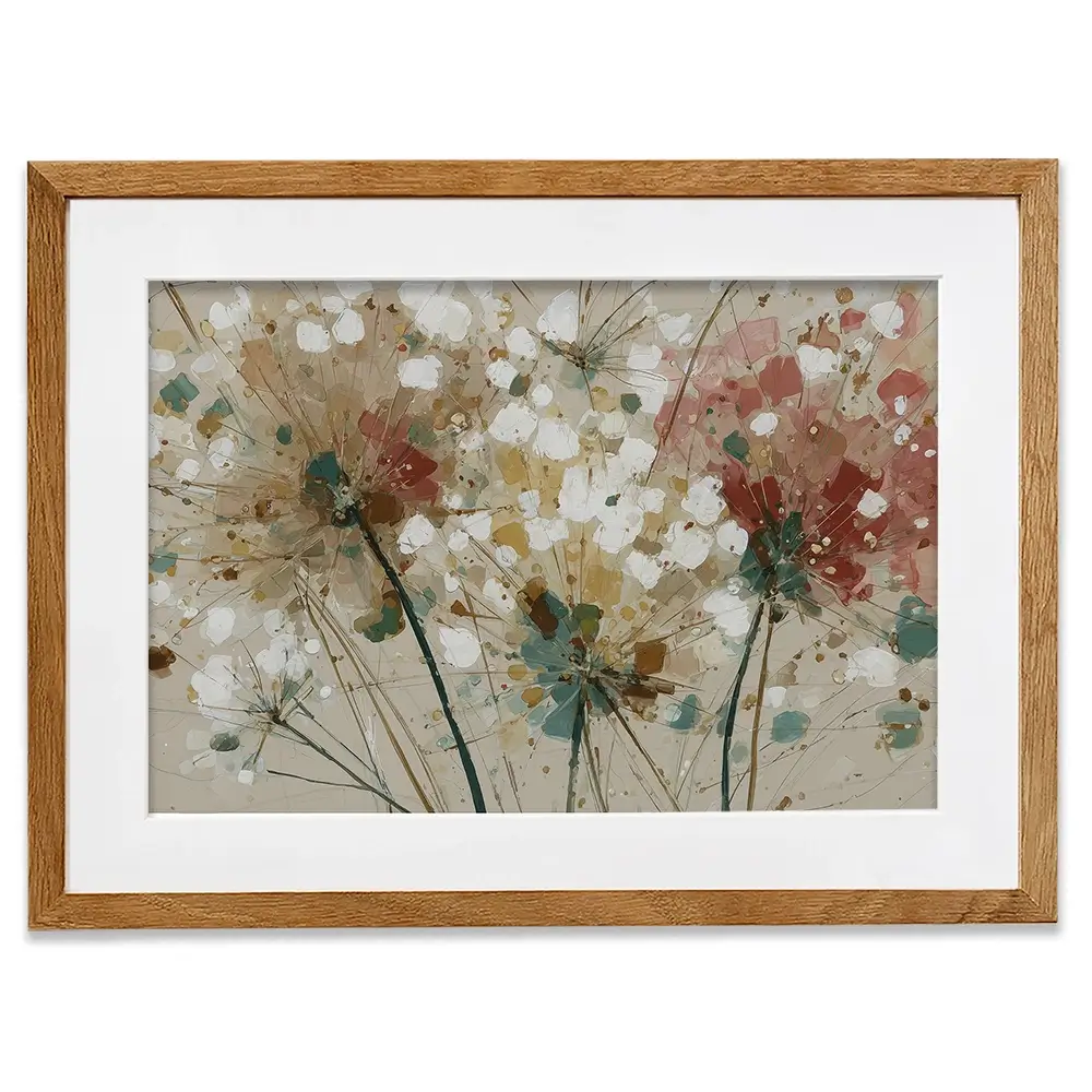 Stems And Seeds Framed Art Print Stems And Seeds Framed Art Print wall art product Chromatic Storm Studio