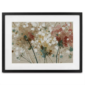 Stems And Seeds Framed Art Print Stems And Seeds Framed Art Print wall art product Chromatic Storm Studio