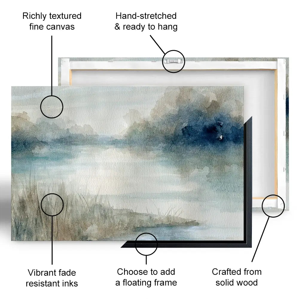 Still Evening Waters 2 Oversized Canvas Print Still Evening Waters 2 Oversized Canvas Print wall art product Carol Robinson