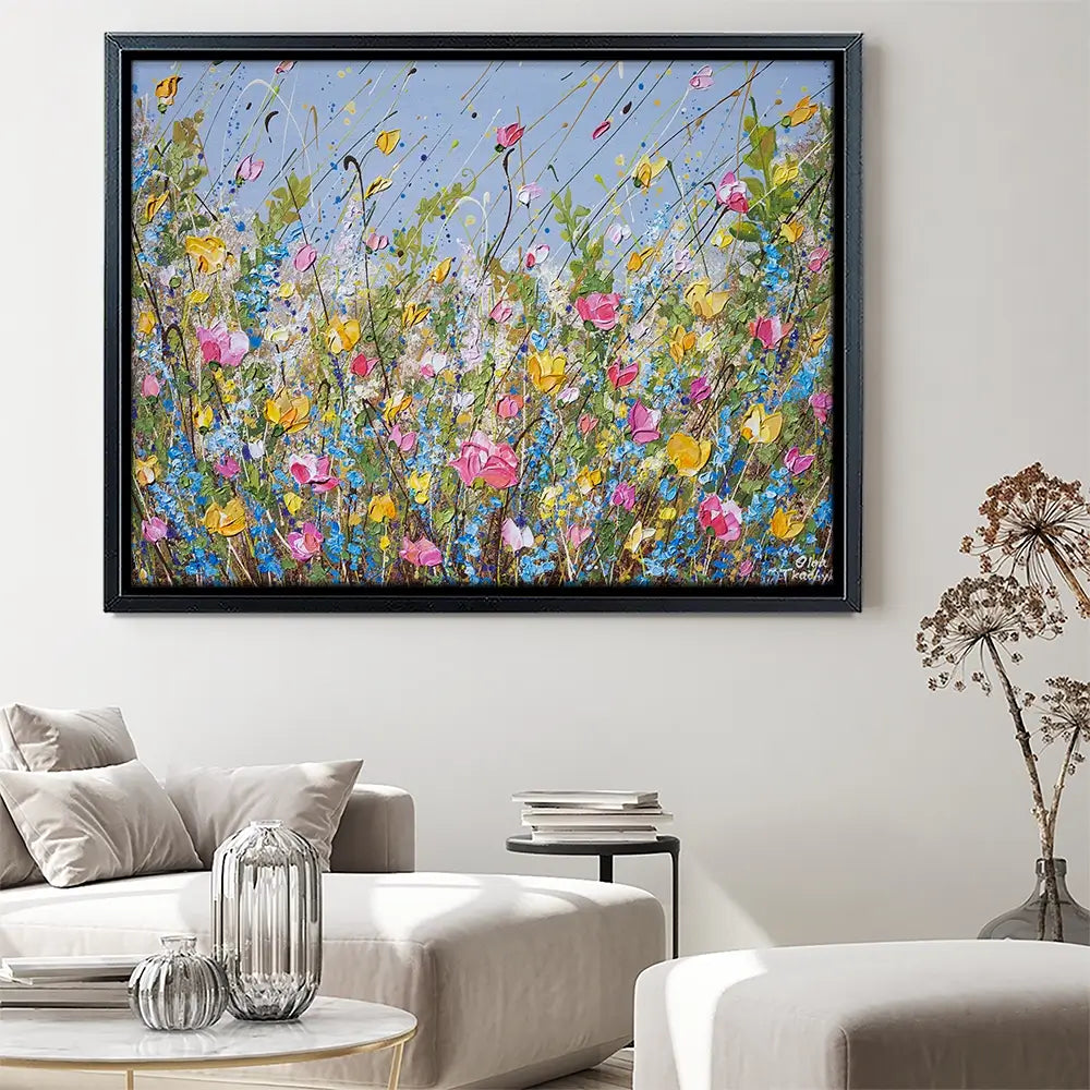 Stillness In Bloom Canvas Print Stillness In Bloom Canvas Print wall art product Olga Tkachyk