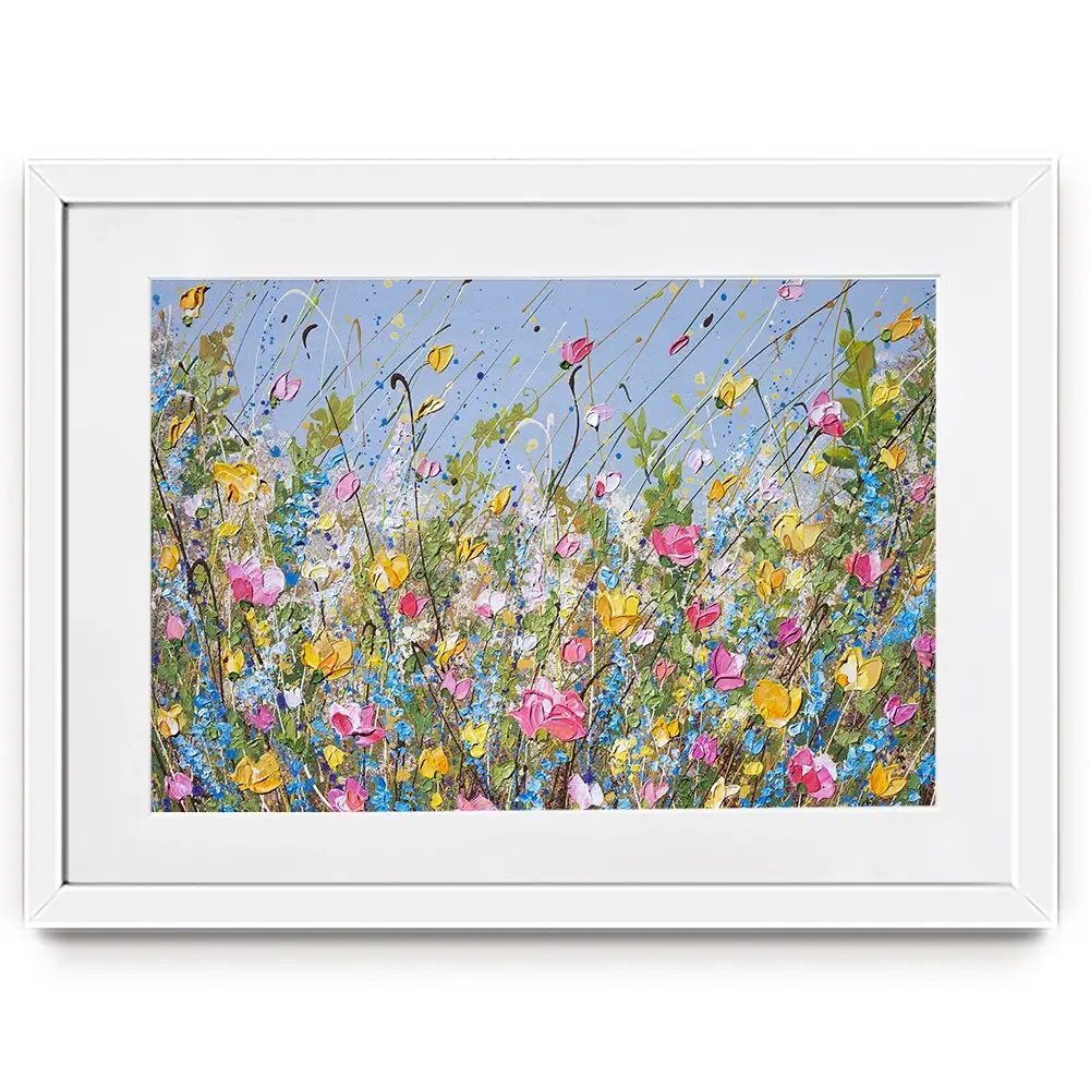 Stillness In Bloom Framed Art Print Stillness In Bloom Framed Art Print wall art product Olga Tkachyk