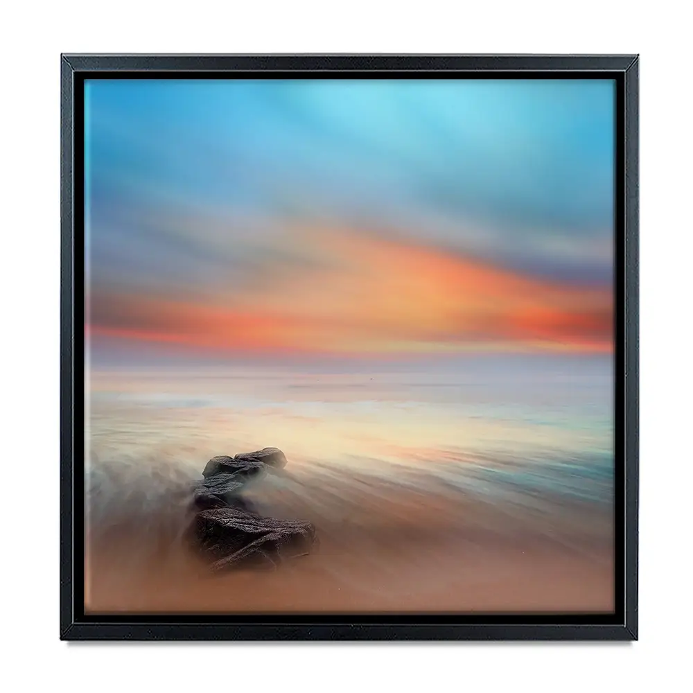 Stone And Sea Square Canvas Print Stone And Sea Square Canvas Print wall art product Amir Bajric / Shutterstock