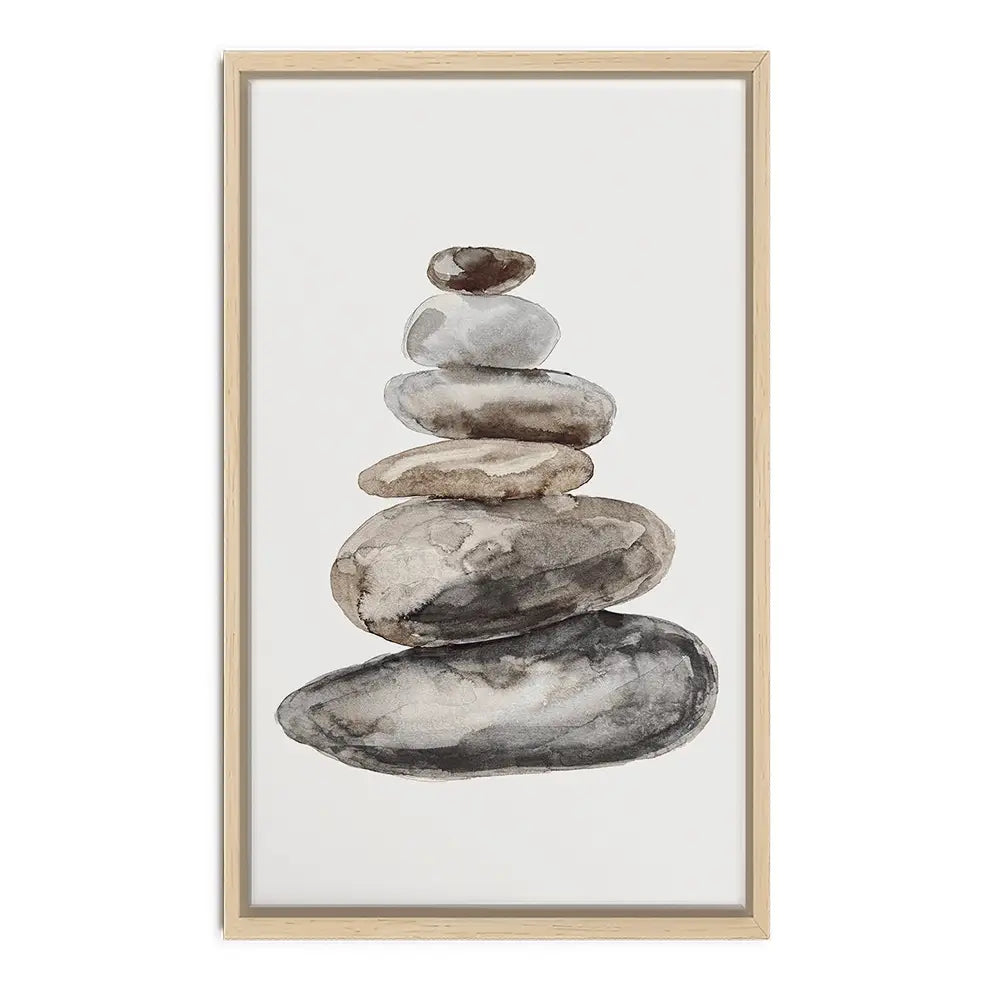 Stone Balance Canvas Print Stone Balance Canvas Print wall art product Treechild
