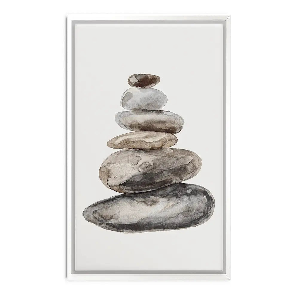 Stone Balance Canvas Print Stone Balance Canvas Print wall art product Treechild