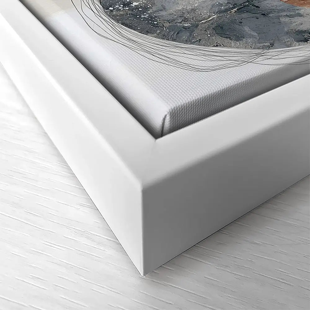 Stone Cluster Soft Square Canvas Print Stone Cluster Soft Square Canvas Print wall art product Chromatic Storm Studio