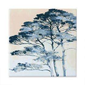 Stone Pines Modern Minimal Square Canvas Print Stone Pines Modern Minimal Square Canvas Print wall art product Chromatic Storm Studio