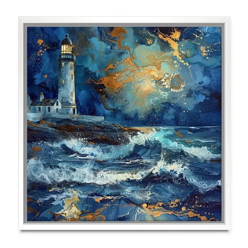 Stormy Lighthouse Canvas Print Stormy Lighthouse Canvas Print wall art product David Alexander Elder