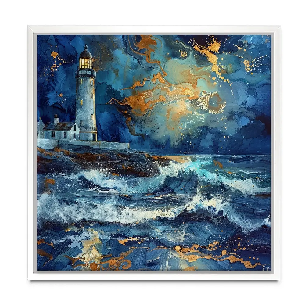 Stormy Lighthouse Canvas Print Stormy Lighthouse Canvas Print wall art product David Alexander Elder