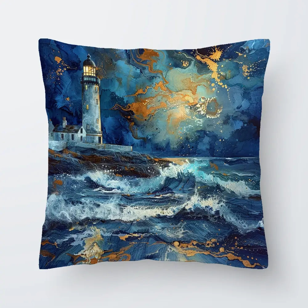 Stormy Lighthouse Cushion Stormy Lighthouse Cushion wall art product David Alexander Elder