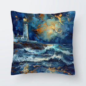 Stormy Lighthouse Cushion Stormy Lighthouse Cushion wall art product David Alexander Elder