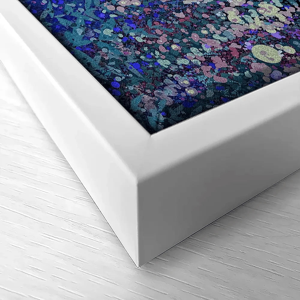 Strawberry Supermoon Rises Over The Meadow At Twilight Canvas Print Strawberry Supermoon Rises Over The Meadow At Twilight Canvas Print wall art product Lena Owens - Independent