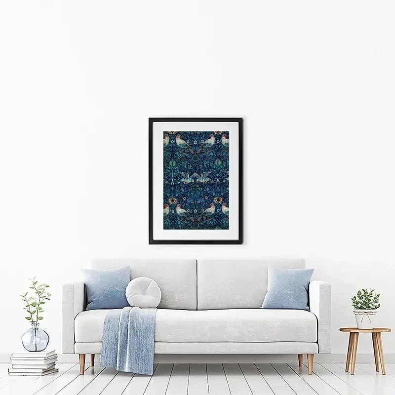 Strawberry Thief Framed Art Print Strawberry Thief Framed Art Print wall art product Sadaf W / Shutterstock