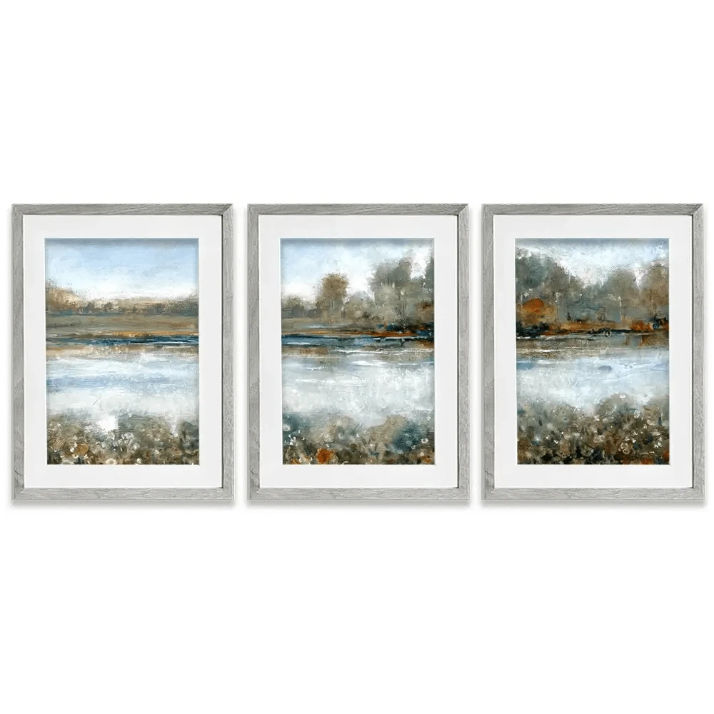 Stream Side Framed Art Print Trio Stream Side Framed Art Print Trio wall art product Tim O'Toole