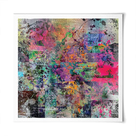 Street Art Square Art Print Street Art Square Art Print wall art product ARTEMENKO VALENTYN / Shutterstock