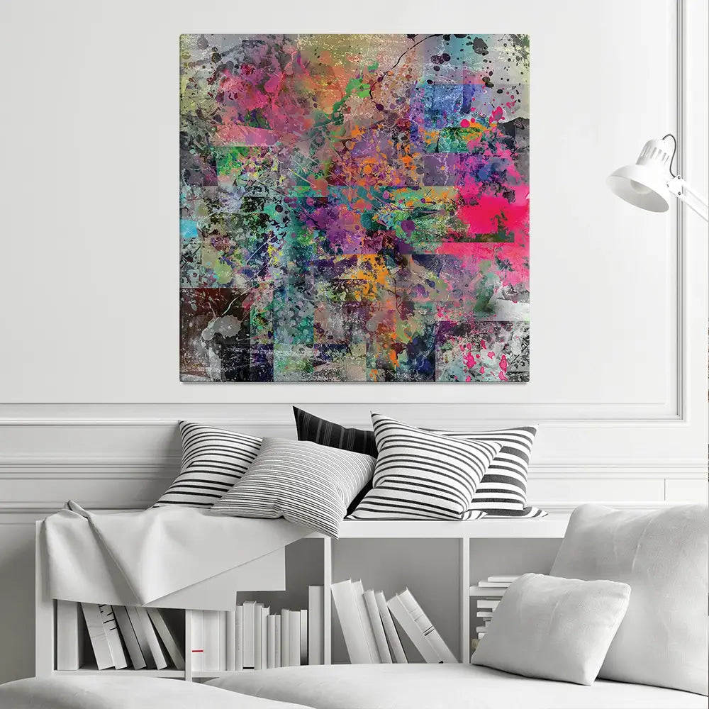 Street Art Square Canvas Print Street Art Square Canvas Print wall art product ARTEMENKO VALENTYN / Shutterstock