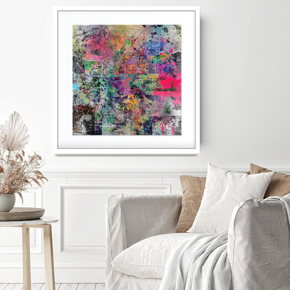 Street Art Square Framed Art Print Street Art Square Framed Art Print wall art product ARTEMENKO VALENTYN / Shutterstock
