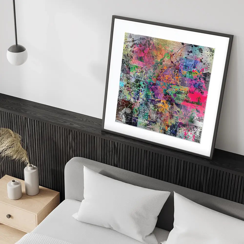 Street Art Square Framed Art Print Street Art Square Framed Art Print wall art product ARTEMENKO VALENTYN / Shutterstock
