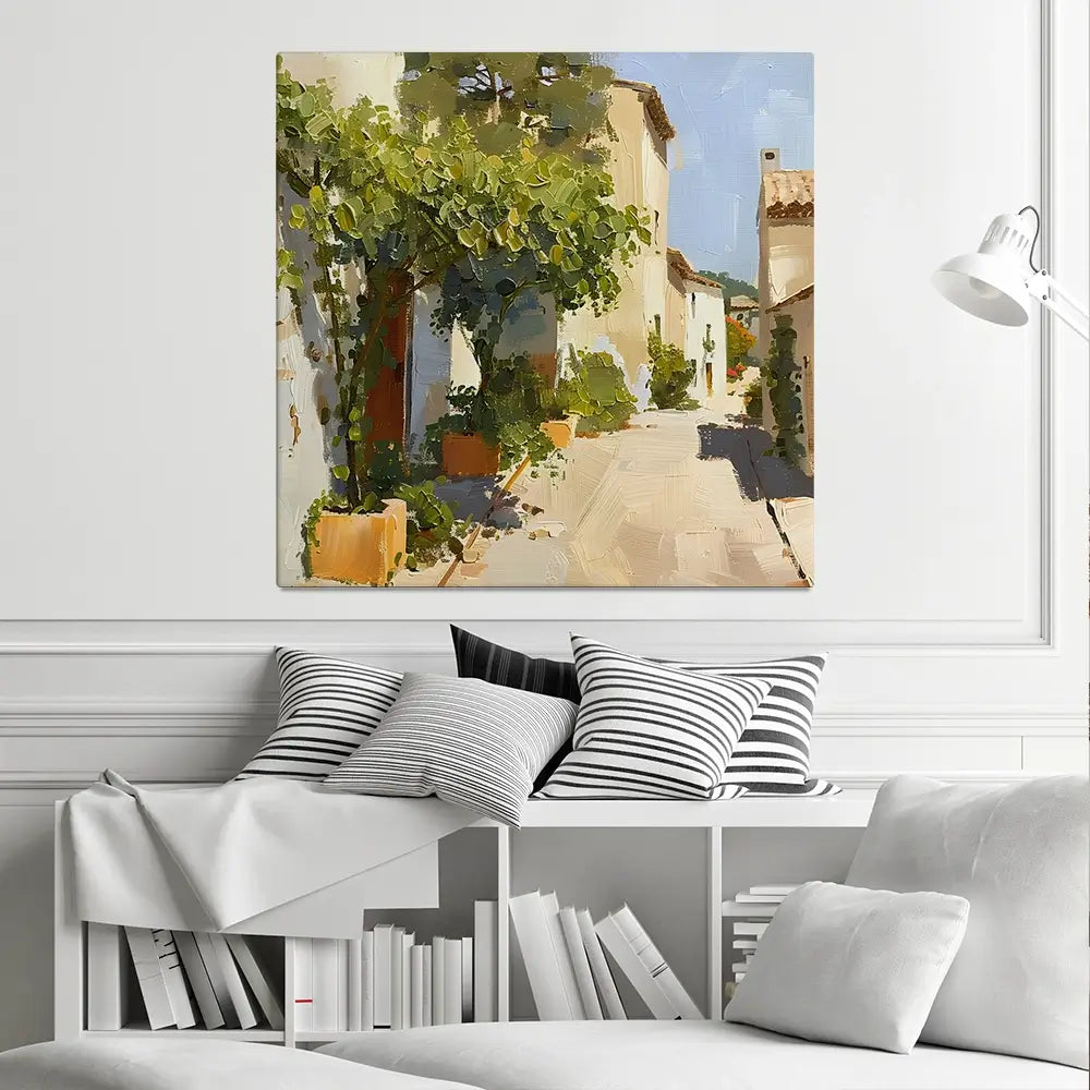 Street In Mallorca Canvas Print Street In Mallorca Canvas Print wall art product Elena Avanesova