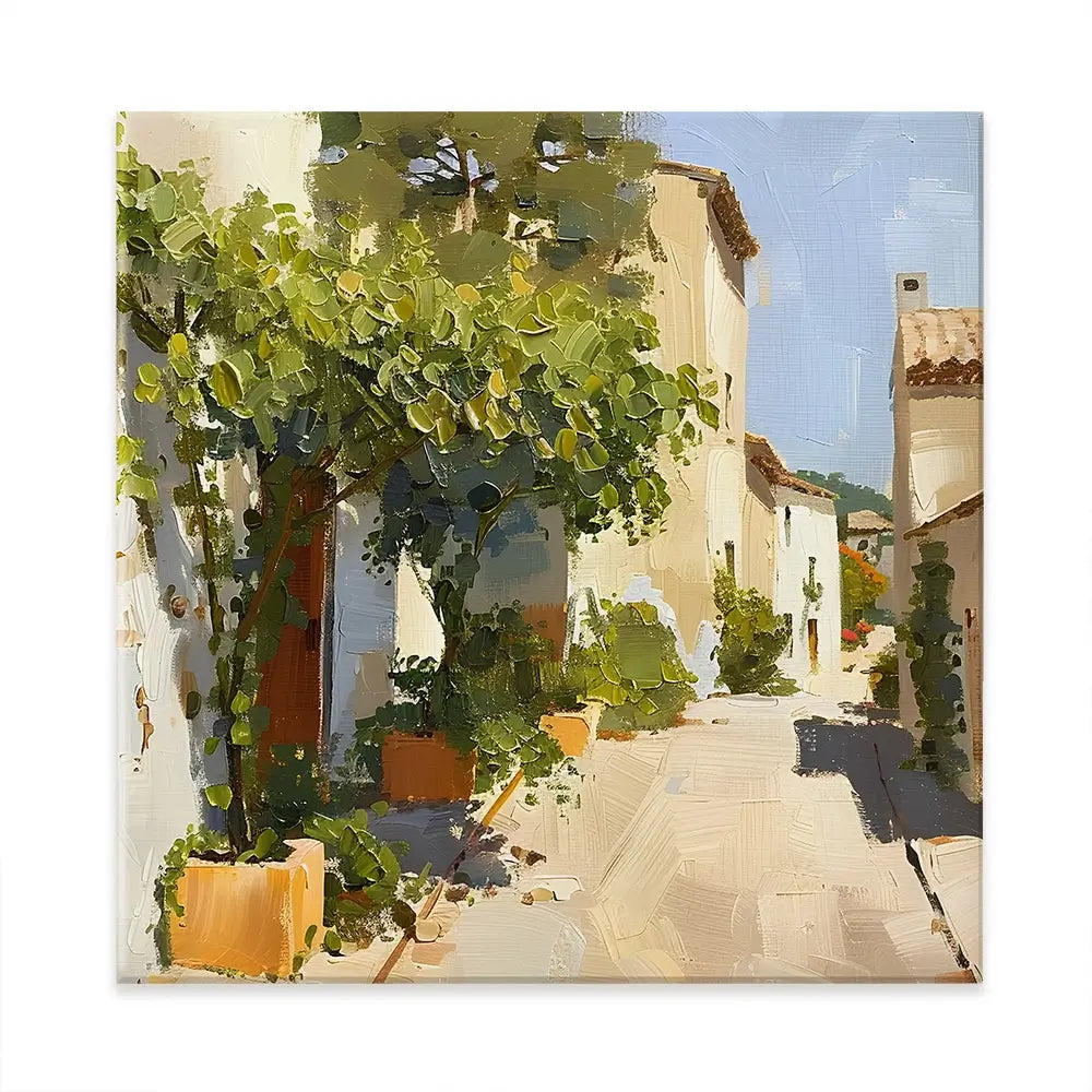 Street In Mallorca Canvas Print Street In Mallorca Canvas Print wall art product Elena Avanesova