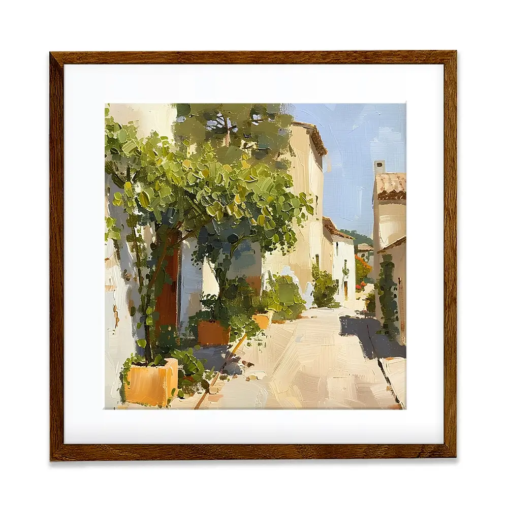 Street In Mallorca Framed Art Print Street In Mallorca Framed Art Print wall art product Elena Avanesova