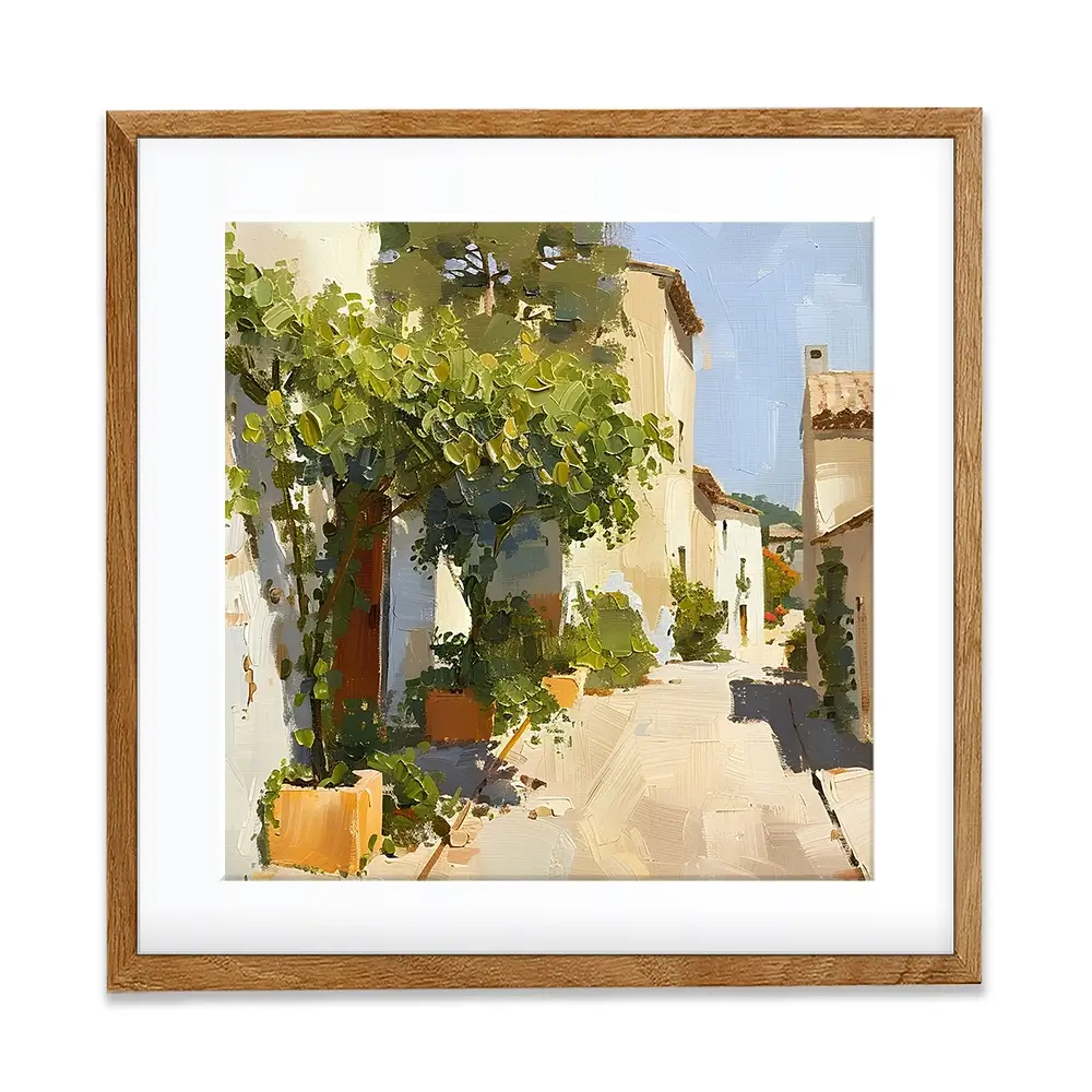 Street In Mallorca Framed Art Print Street In Mallorca Framed Art Print wall art product Elena Avanesova