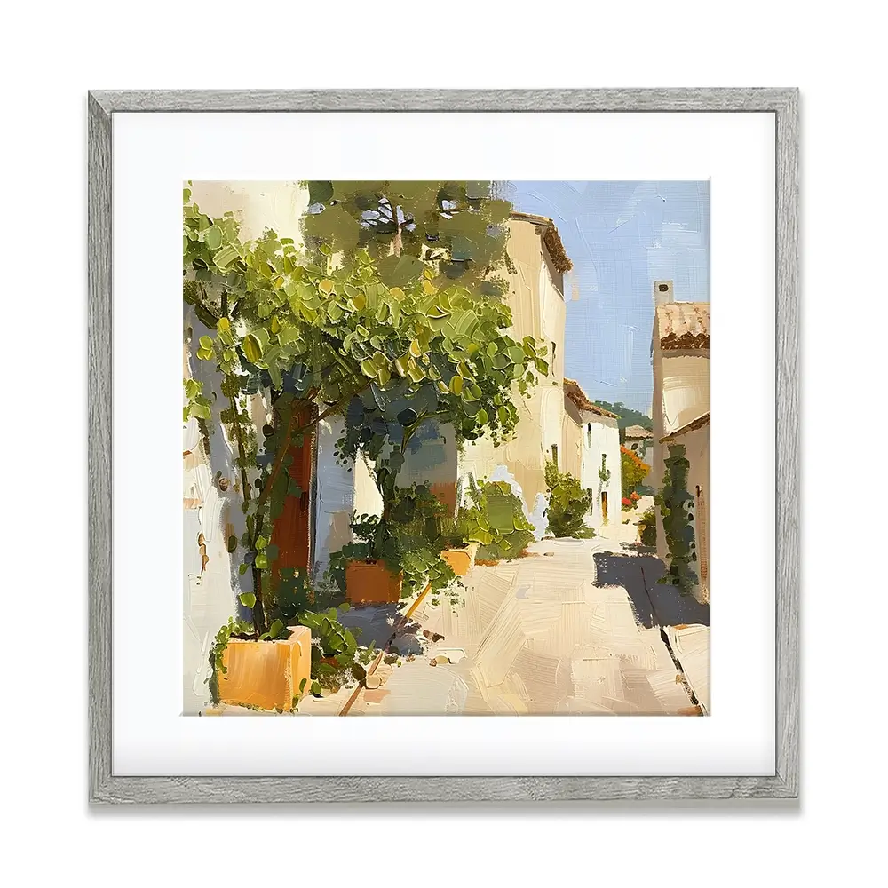 Street In Mallorca Framed Art Print Street In Mallorca Framed Art Print wall art product Elena Avanesova