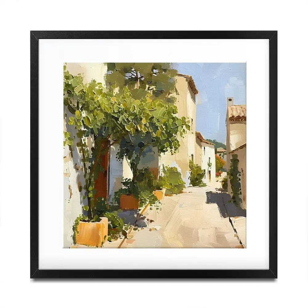 Street In Mallorca Framed Art Print Street In Mallorca Framed Art Print wall art product Elena Avanesova