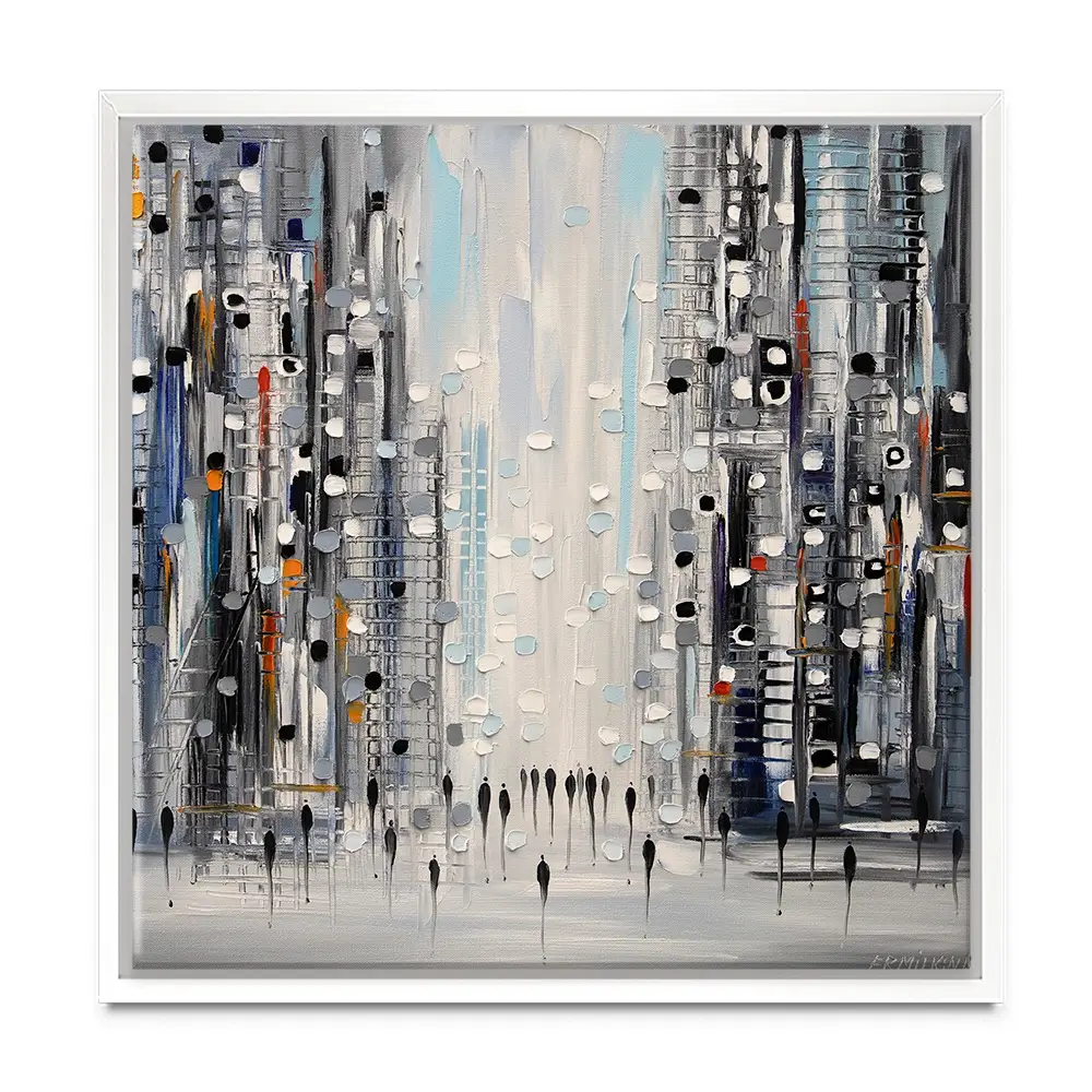 Street Life Canvas Print Street Life Canvas Print wall art product Ekaterina Ermilkina