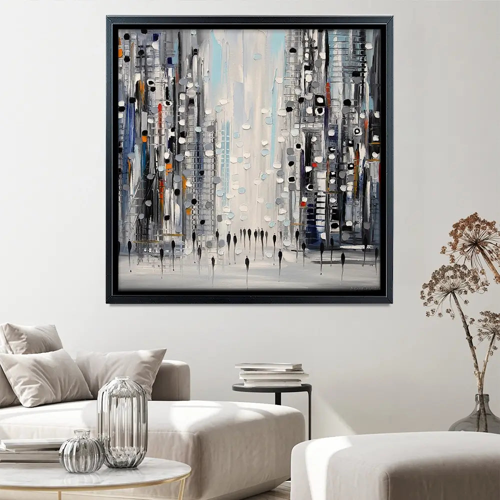 Street Life Canvas Print Street Life Canvas Print wall art product Ekaterina Ermilkina